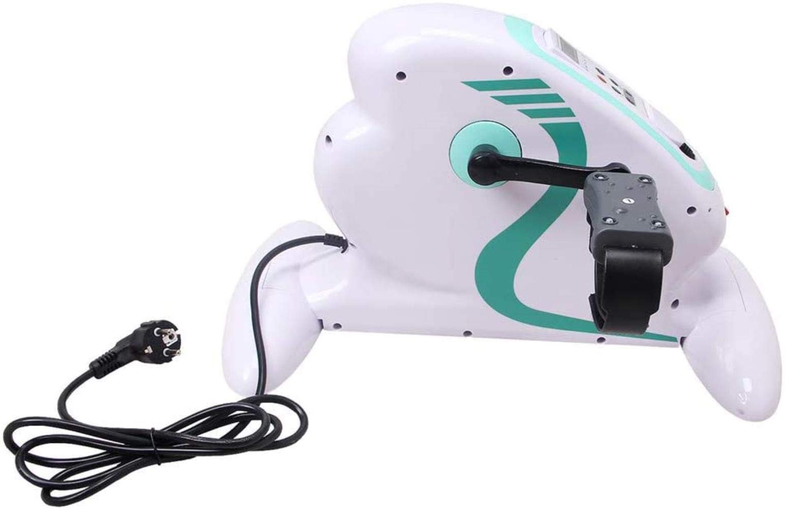Excersize Bikes Pedale Ginnico Elettrico per Anziani Bicicletta Fitness compatta per Esercizi di Braccia/Gambe Mini Trainer per Ciclismo Esercizio Fisso Pedale per Gambe