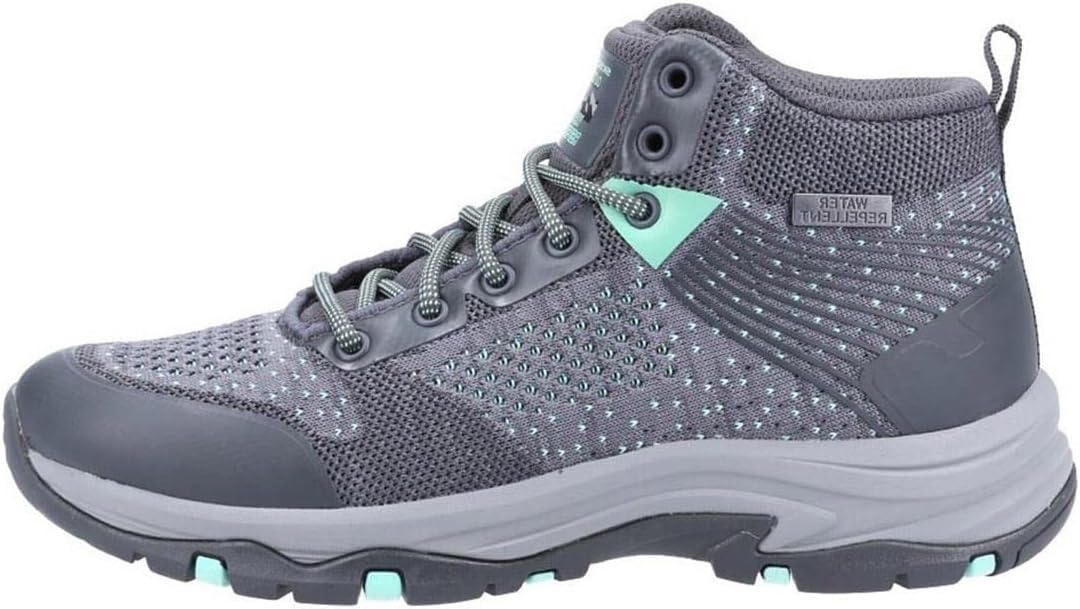 Skechers Modern Comfort Women's Women's Hiking Boot, Gray/Mint, 10