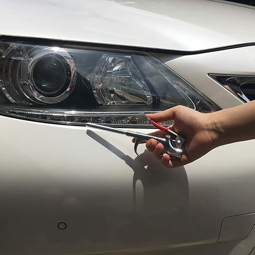 Miniatura 2 de X AUTOHAUX Kit de pistola de soplado de aire para coche 6 en 1 con boquillas intercambiables Conjunto de herramientas de compresor de aire