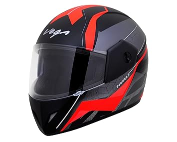 Vega Cliff Dx Pioneer Dull Black Red Helmet-M