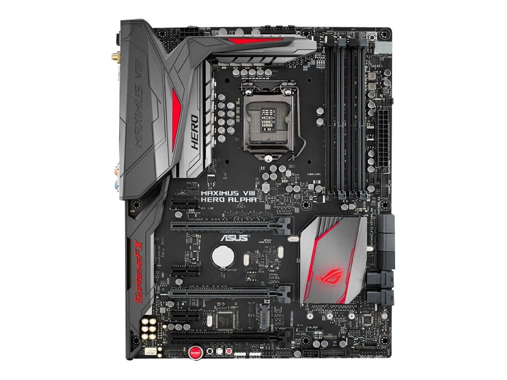 ASUS Z170 – Maximus VIII Hero Alpha – 6Th Generation ATX ROG Motherboard (LGA1151, DDR4 Upto 3866Mhz , Z170 Chipset, WiFi + BT Included, RGB Lightning Control)