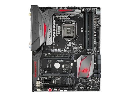 Asus Z170 - Maximus VIII Hero Alpha - 6th Generation ROG MotherBoard (LGA1151, DDR4 upto 3866Mhz , Z170 Chipset, Wifi + BT Included, RGB Lightning Control)