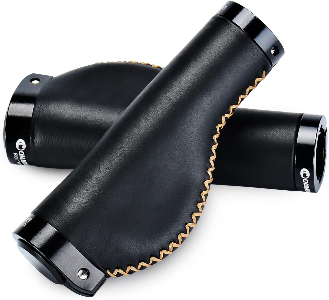 Bike Grips Vintage Handmade Ergonomic Lock-on Bicycle Handlebar Grips for MTB Bicycle Mountain Bike