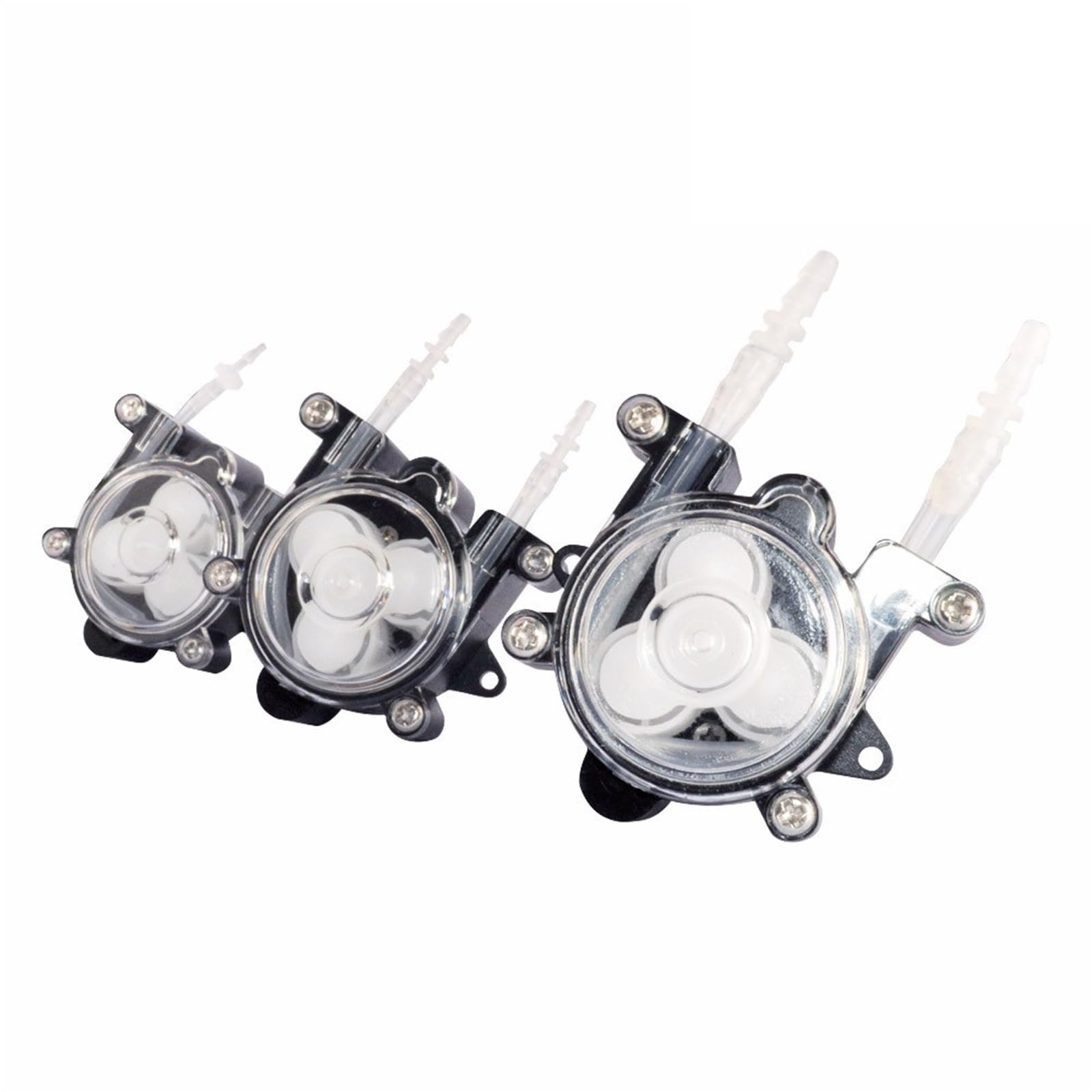 Bomba peristáltica de alta precisión de 6 V CC - Microbomba peristáltica for análisis bioquímicos, bajo nivel de ruido, sin contaminación(2x4tube)