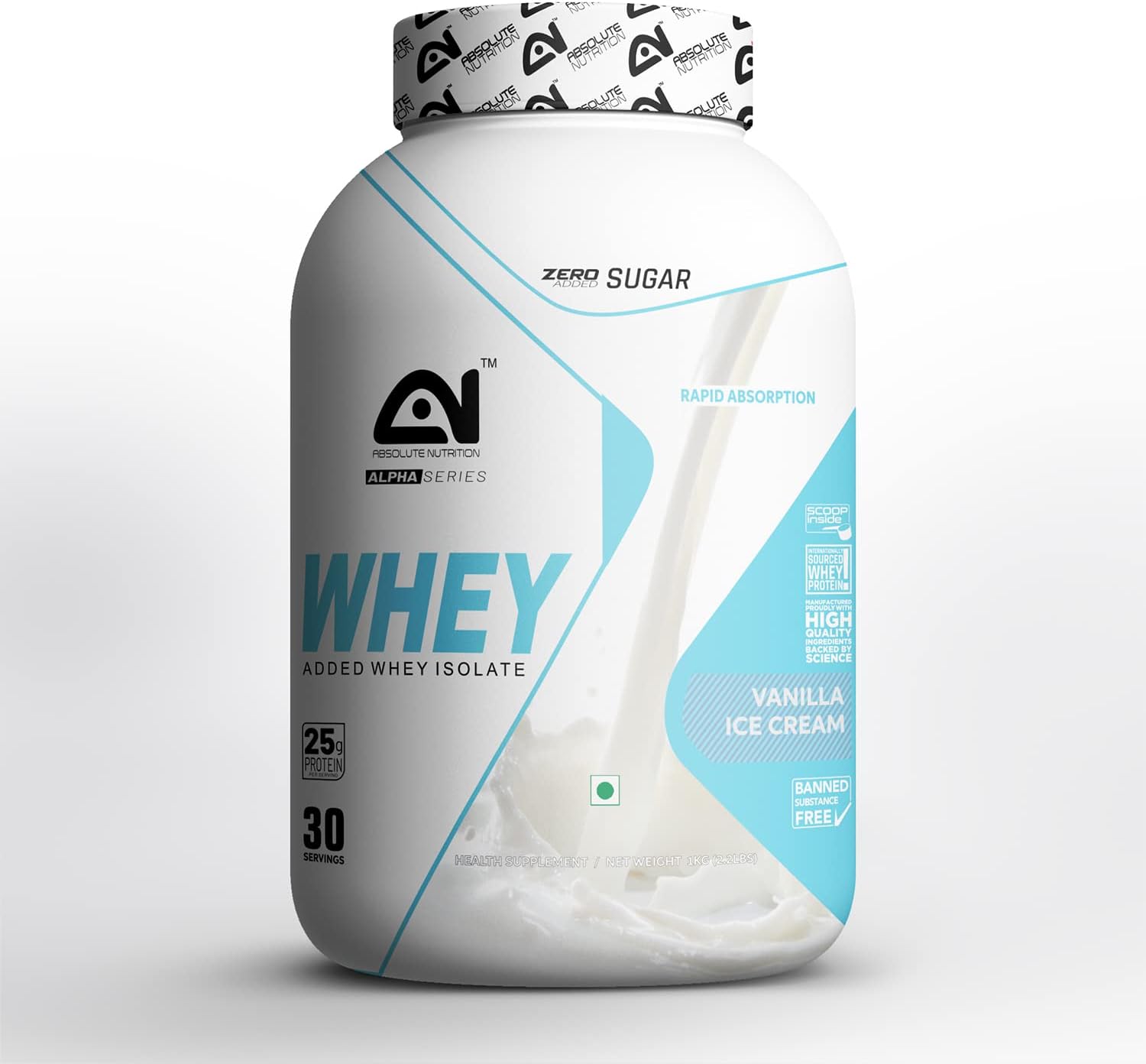 Absolute Nutrition’s Alpha Series Exclusive Whey Protein 1KG (French Vanilla)