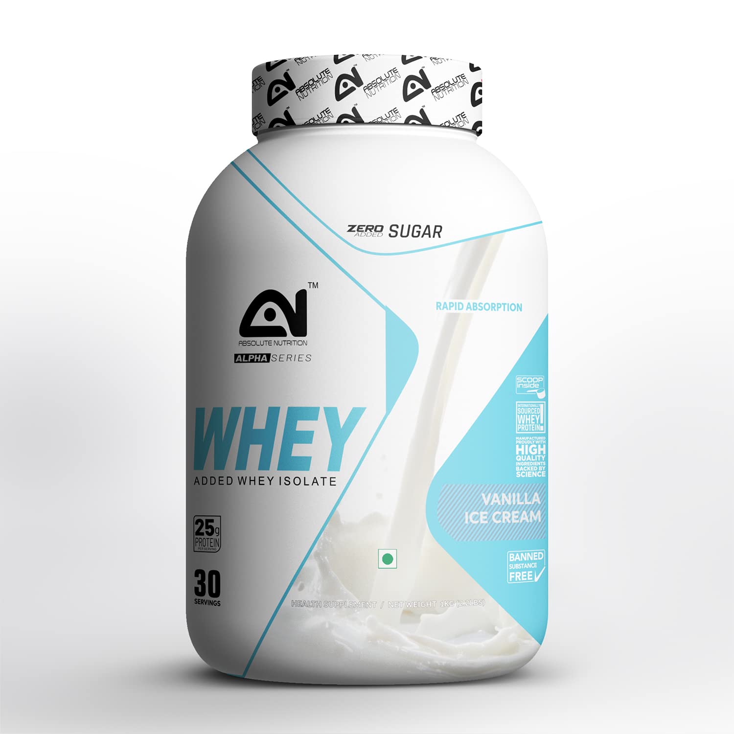 Absolute Nutrition’s Alpha Series Exclusive Whey Protein 1KG (French Vanilla)