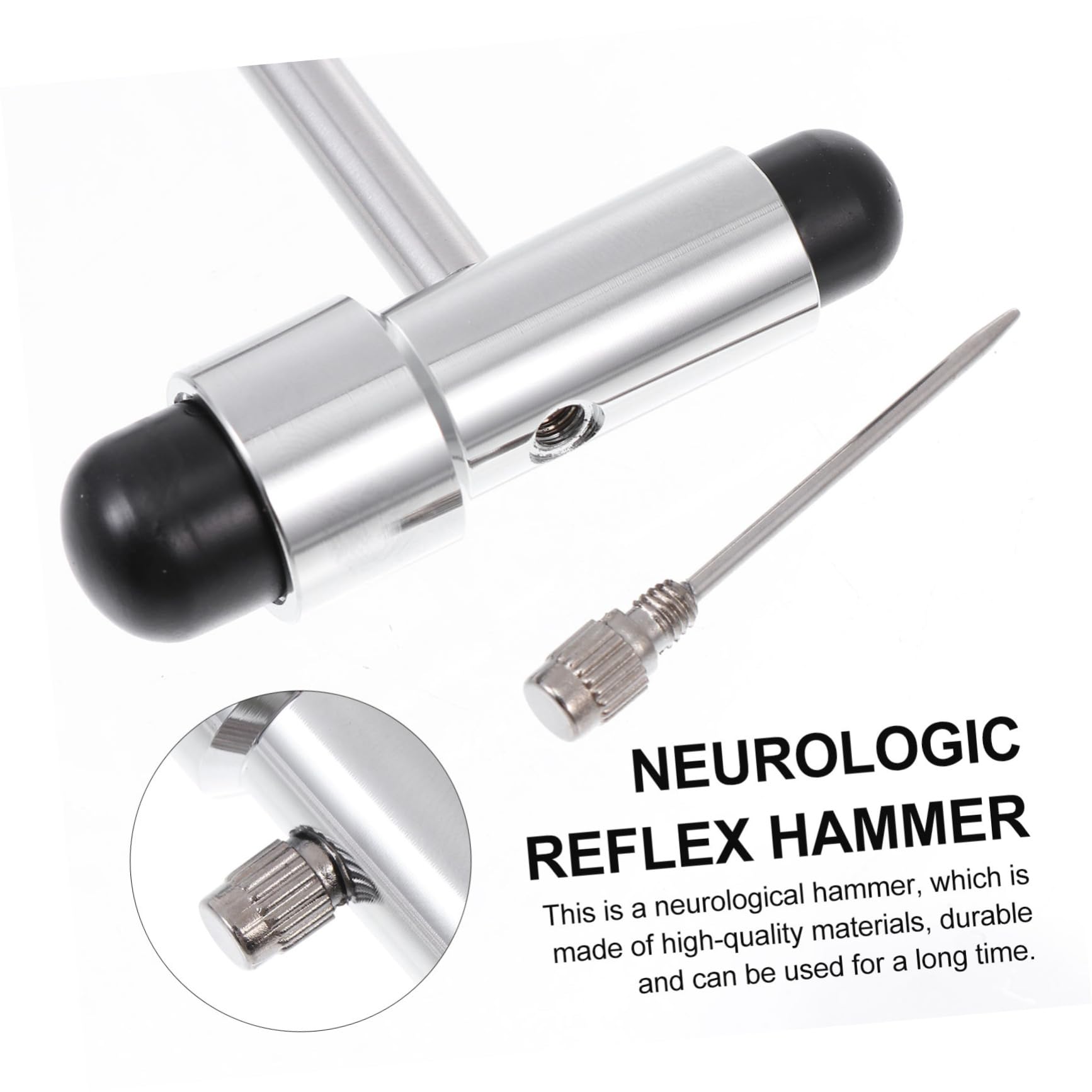 Cabilock 4 Stck. Multi Funktionaler Neurologischer Hammer aus Praktischer Reflexhammer für Neurologische Untersuchungen Ergonomischer für Präzise Leicht Tragbar für Ärzte Therapeuten