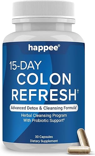 Miniatura 9 de Limpiador de colon y desintoxicación para apoyo a la pérdida de peso, pastillas de limpieza de colon de 15 días y probióticos de apoyo intestinal
