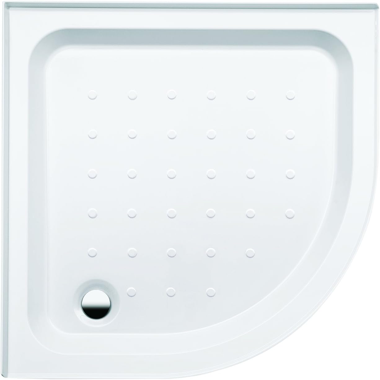 Coram Showers YDQ80WHI 2 Tiling Upstand 800x800mm Quadrant Showertray