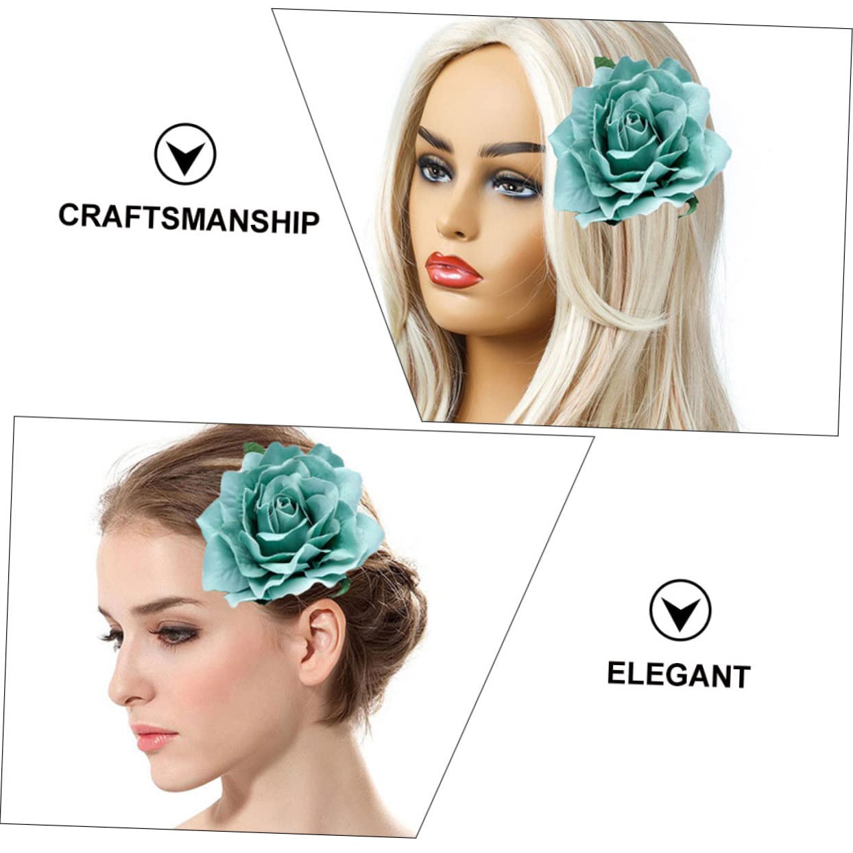 Beavorty 16pezzi Spilla Forma Di Fiore Elegante Corsage Per Sposa e Cerimonie Decorazione Per Abbigliamento e Accessori