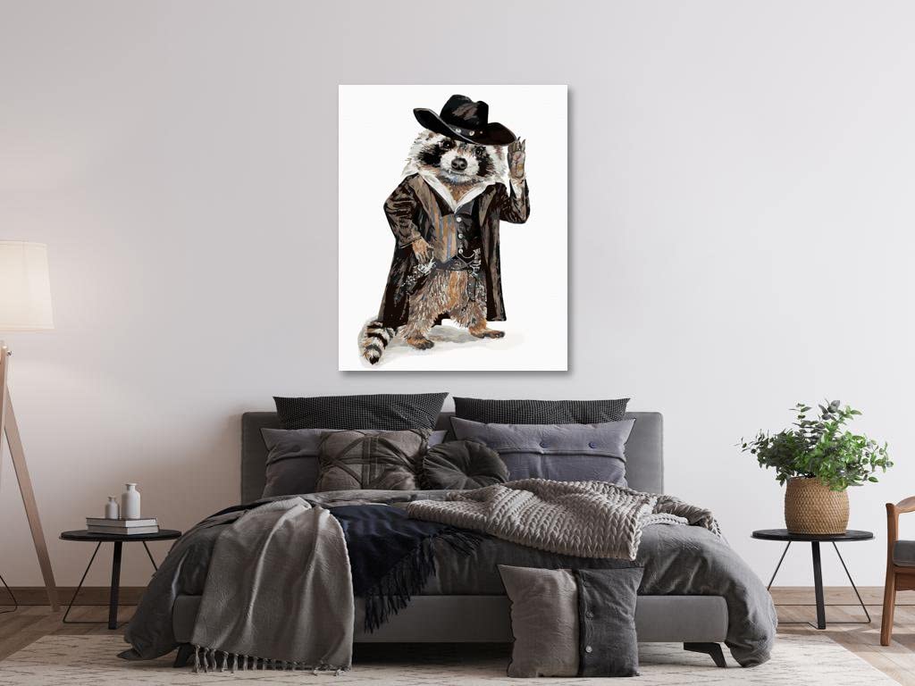 Malowanie według liczb - Ładowarka Cowboy (HOLLY SIMENTAL) 80 x 100 cm bez blejtramy