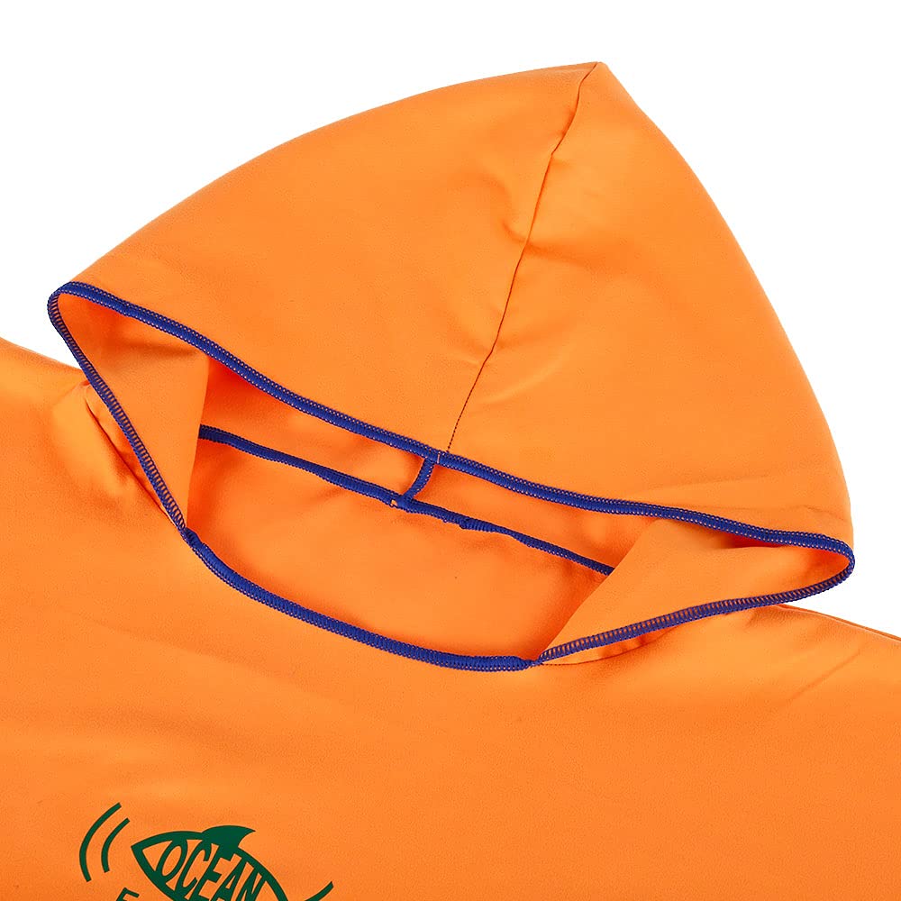 OROMYO Poncho De Bain Adulte 110x90cm Microfibre - Serviette Surf Avec Capuche Vert Menthe - Séchage Rapide