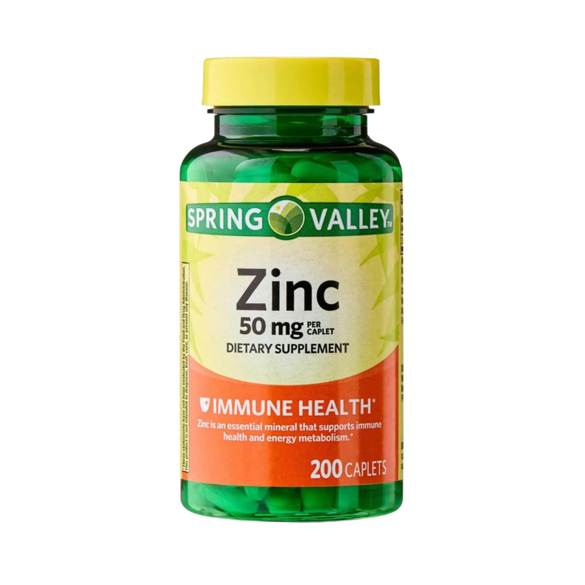 Zinc 50mg – 200 Caplets, High Potency Zinc Vegetarian, Daily Supplement for Men and Women, Gluten Free Mineral Support (Pack of 1)