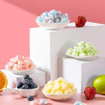 Wax Bottle Chewing Candy, Mixed with Various Fruit Flavors,32 Candies,60g