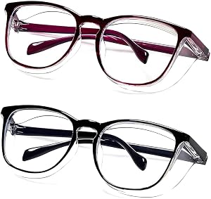 Safety Glasses Anti-Fog for Men and Women, Safety Goggles Anti-Blue Ray.