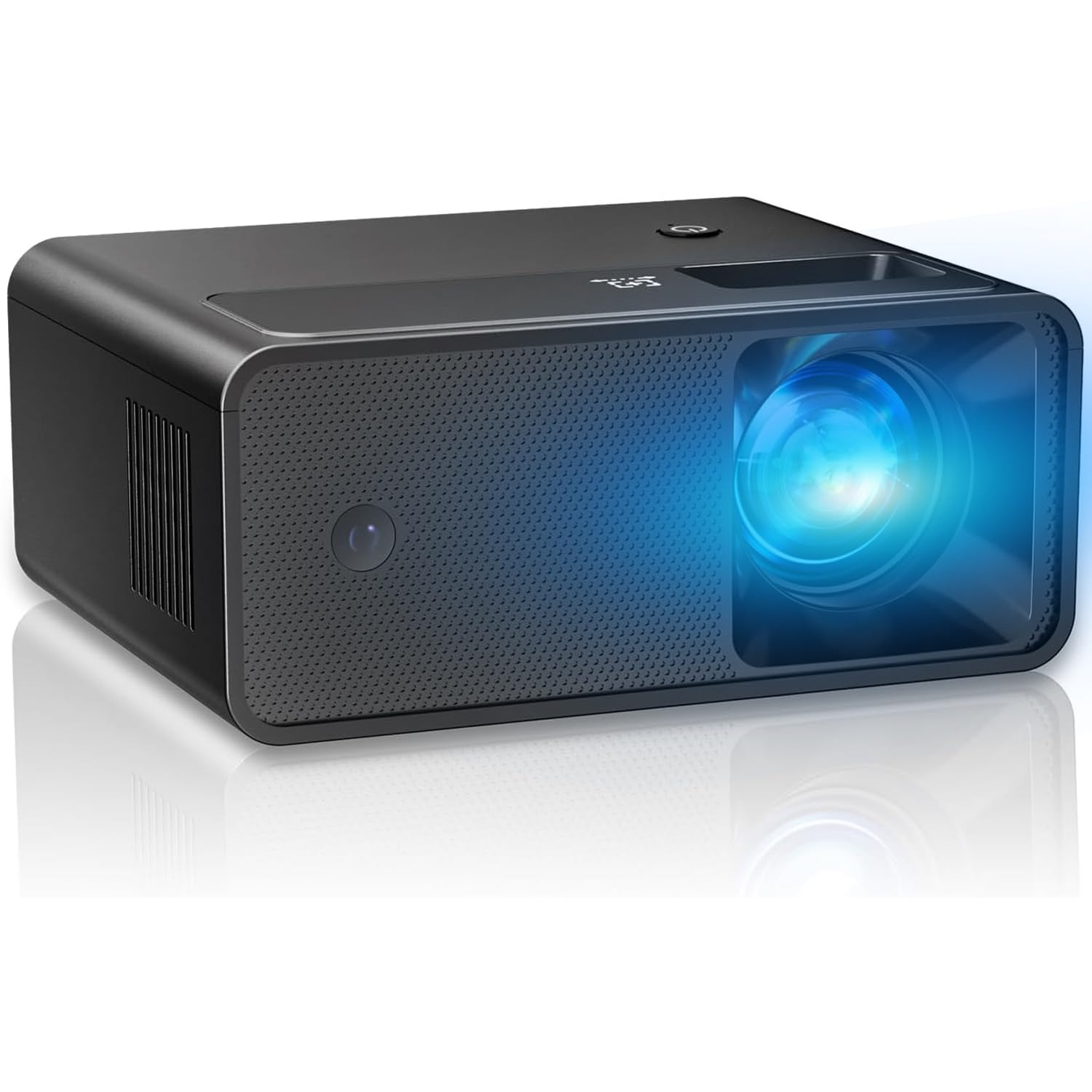 Mini Projector, 2025 Upgraded Full HD 1080P Support Video Projector, Portable Small Movie Projector, Compatible with iOS/Android/Windows/TV Stick/Box/USB/HDMI