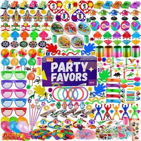 Amy&Benton 1000PCS Classroom Treasure Box Prizes Kids Birthday Party Favors Pinata Assorted Goody Bag Fillers Kid Carnival Prizes Box Toys Assortment Cover