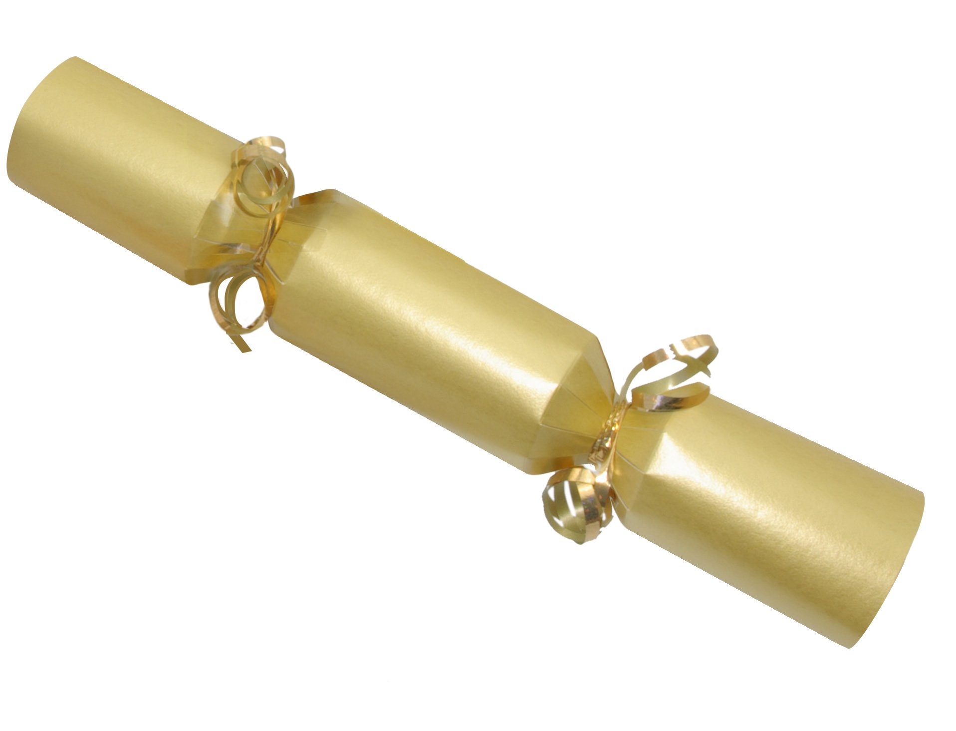 Brimtoy Gold 50 Wedding Crackers Kit, With Ribbon, Large 35Cm (14"), Make Your Own