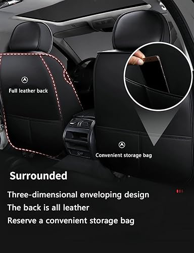 Miniatura 5 de SMANNI Leather Universal Car Seat Covers for DS All Models DS DS3 DS4 DS5 DS6 DS4S car Accessories auto Styling auto Cushion (Color  Black Green CE)