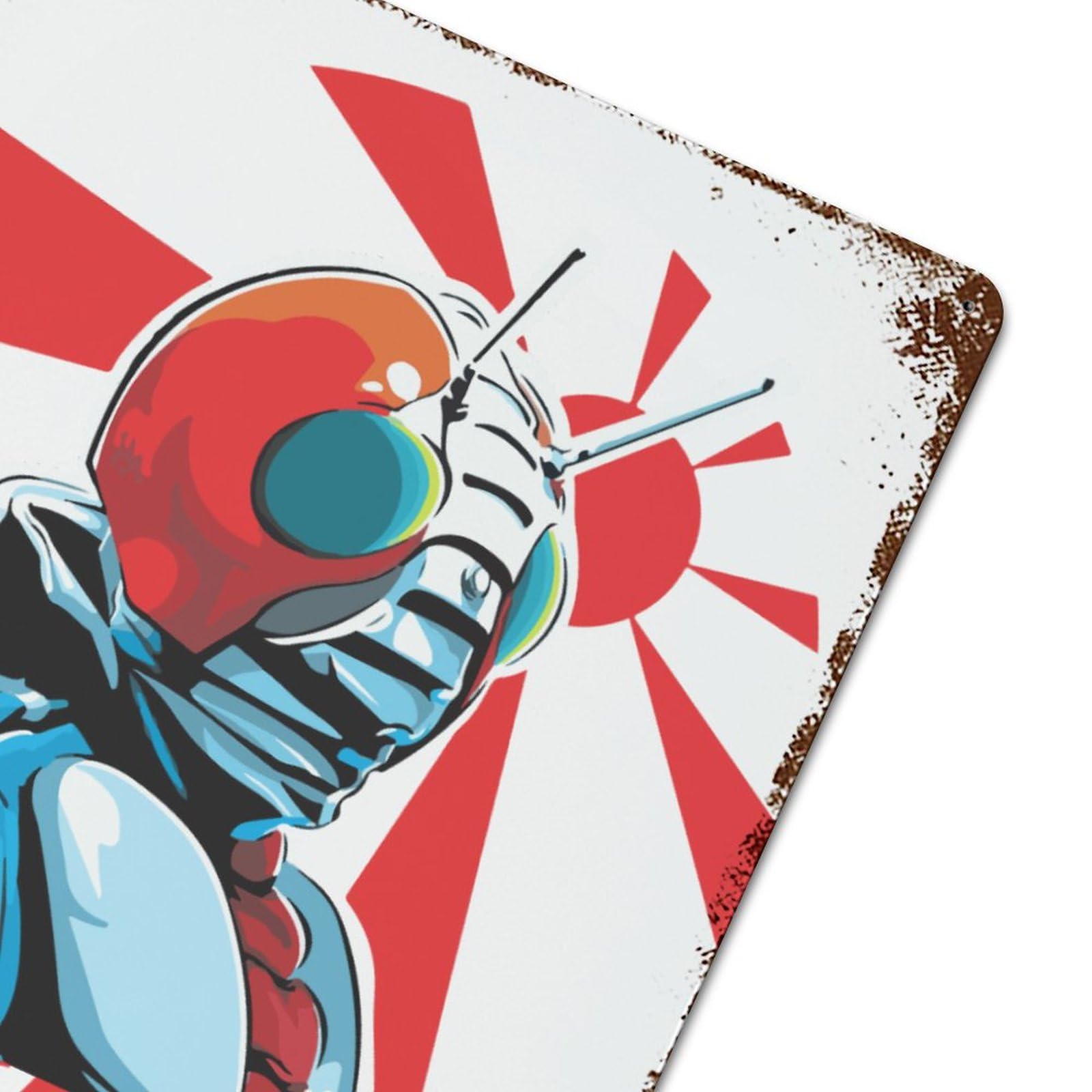 Amazon.co.jp: ブリキ看板 壁掛け 仮面ライダー V3 金属ポスター