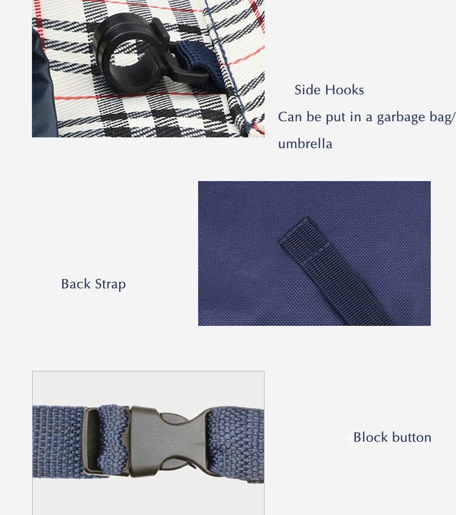 Seggiolino Auto Posteriore Organizer, Borsa da Viaggio Multi-Tasca/Sacchetto di immagazzinaggio Borsa Appeso Multifunzionale (1 Coppia), A