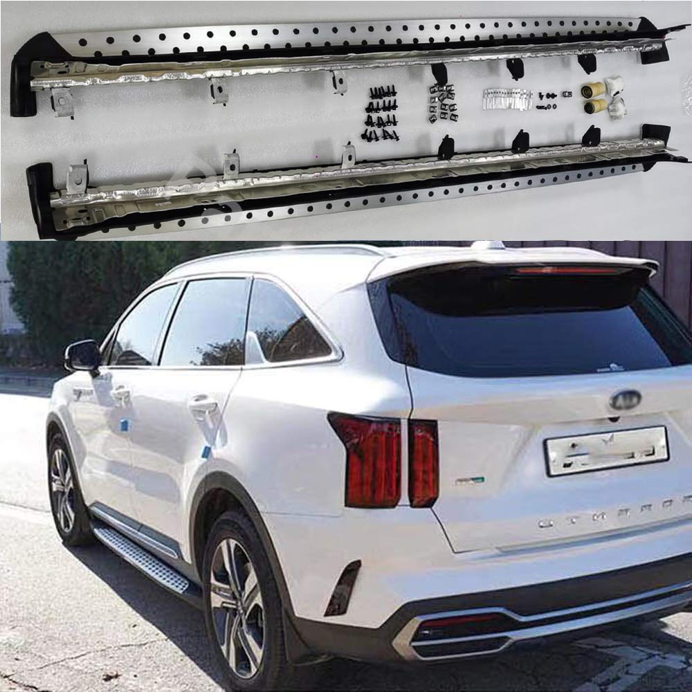 YiXi-PartswellRunning Boards Side Steps Pedals Nerf Protector Bar fits for KIA Sorento 2020 2021