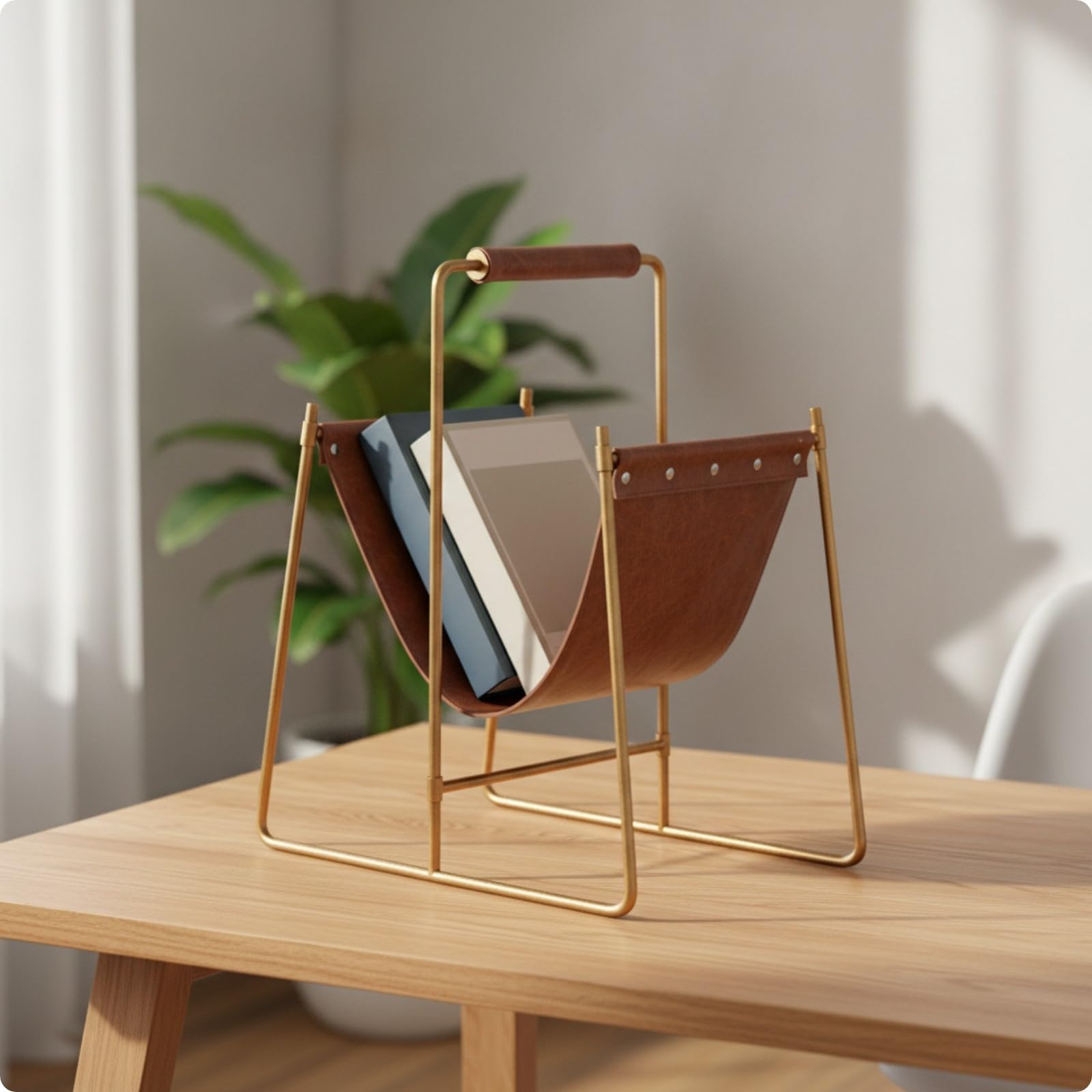 Porte-Revues avec Poignées Compact