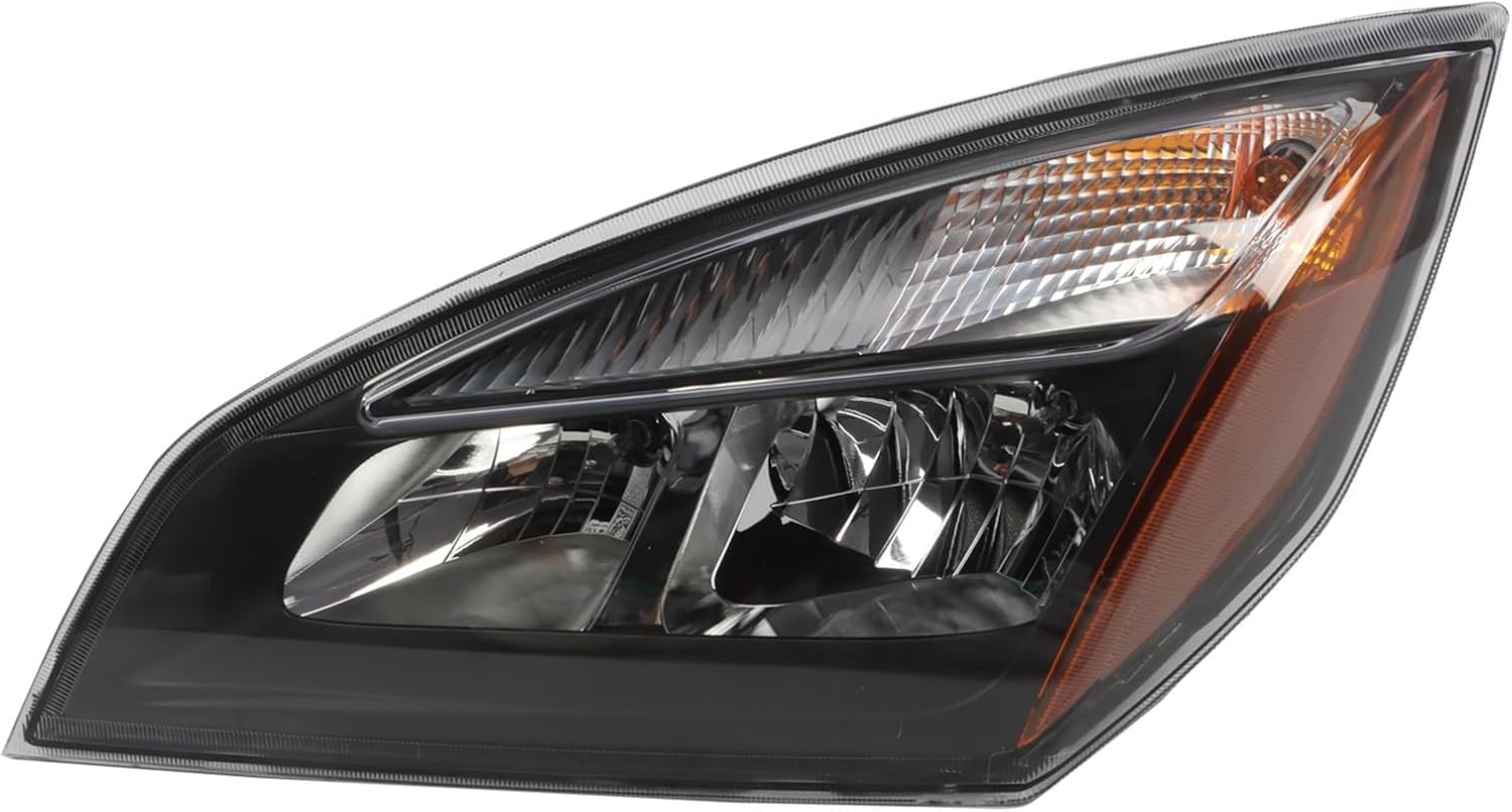 left halogen headlight assembly compatible with cascadia 2018-2023 a6601512004 front headlamp (left)