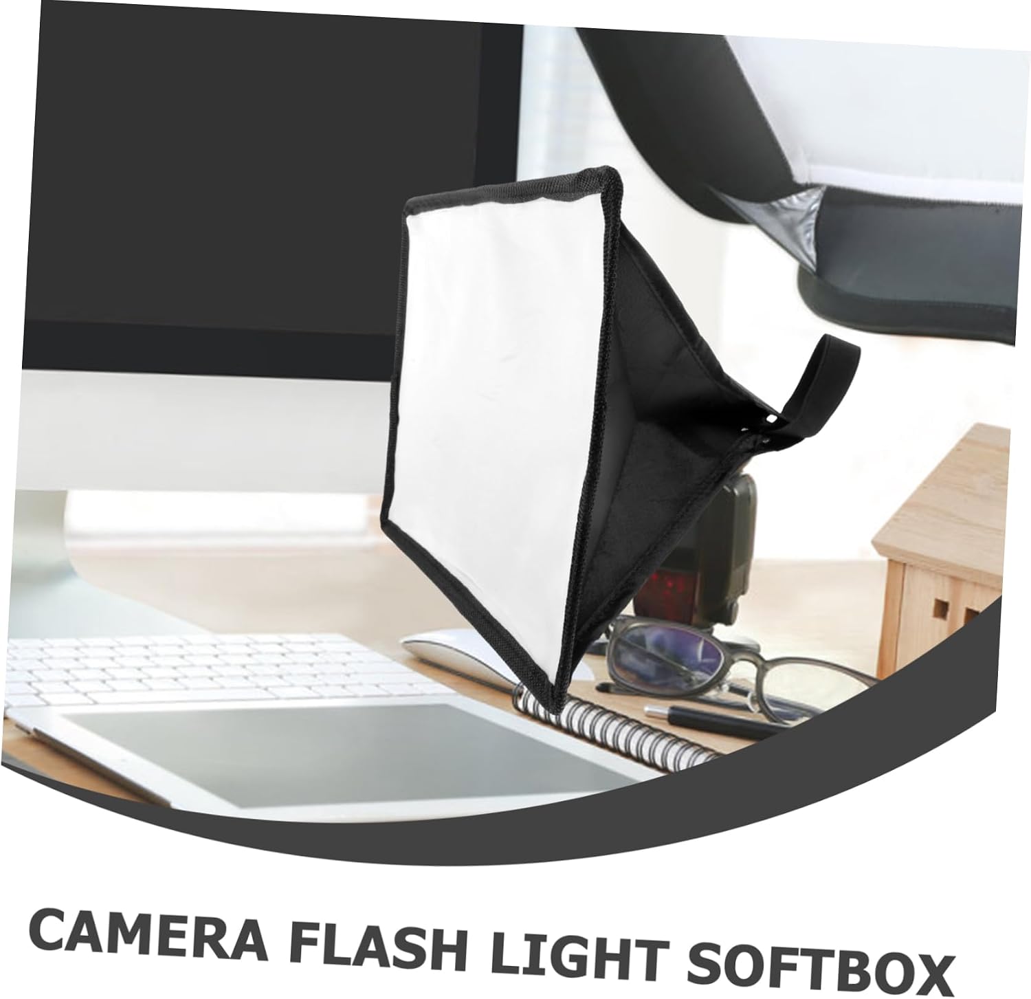 Vaguelly Camera Flash Diffuser Softbox Universal Portable Light Softbox for DSLR Cameras Fabric Design for Video Recording and Photography