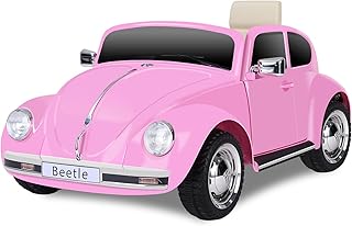 Sponsored Ad - Forever Source 12V Kids Electric Car, Licensed Volkswagen Beetle Power Wheels with Remote Control, Ride on ...