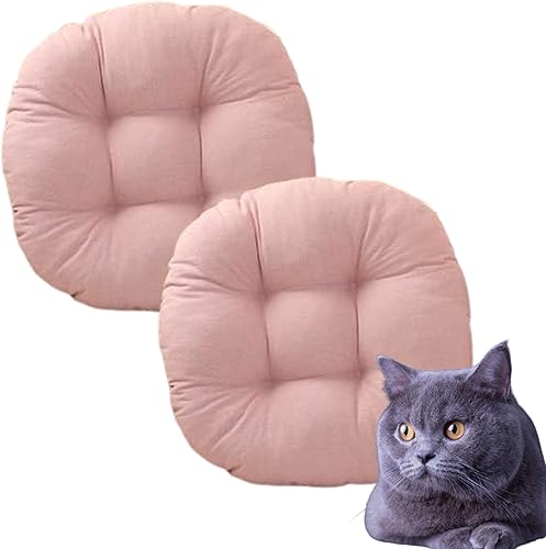 Miniatura 10 de VRTTLKKFE Cojines redondos de suelo para exteriores, cojines de asiento para sillas de patio, jardín, balcón, yoga, sala de estar, sofá oficina