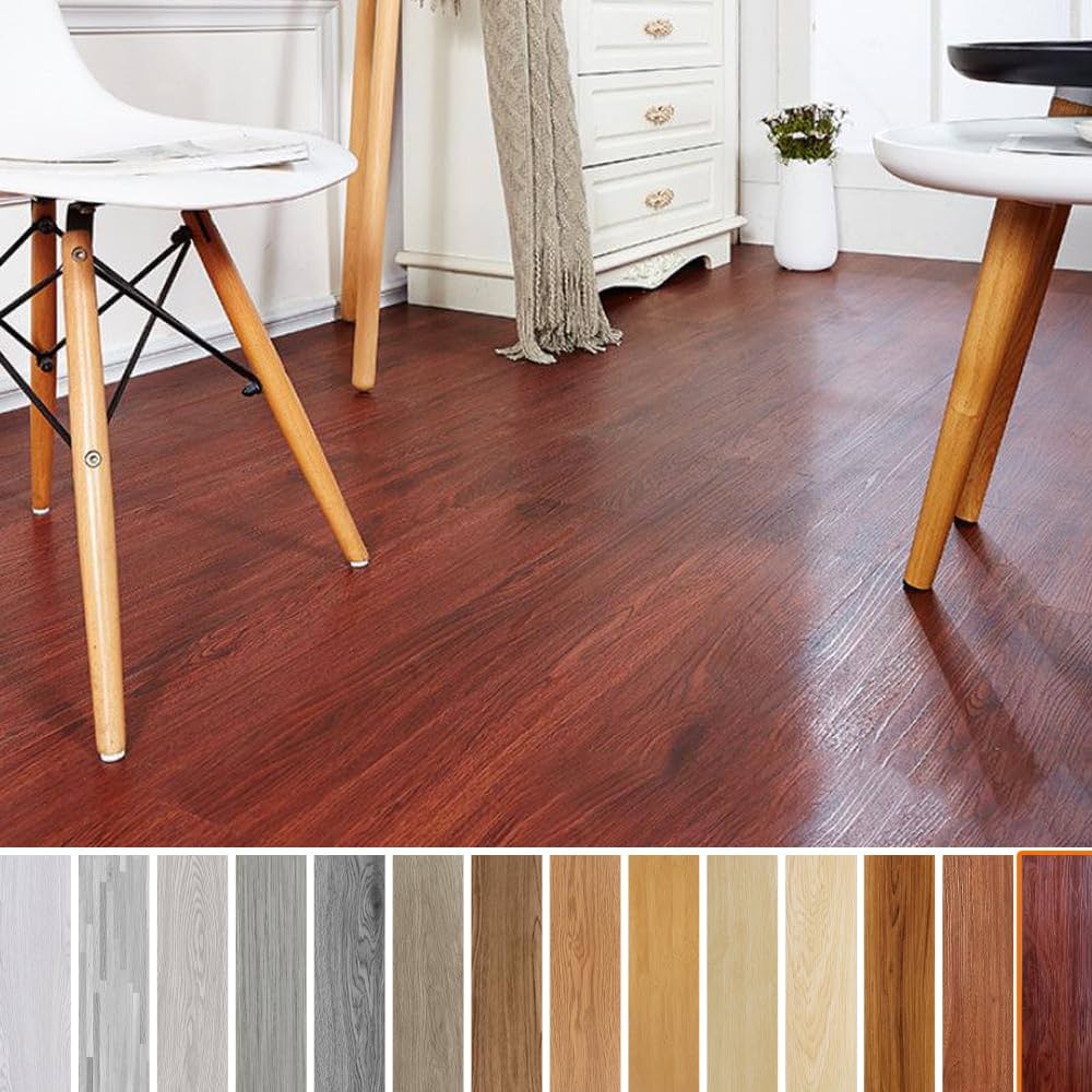 Amazon | フロアタイル 木目調 フローリング クッションフロア