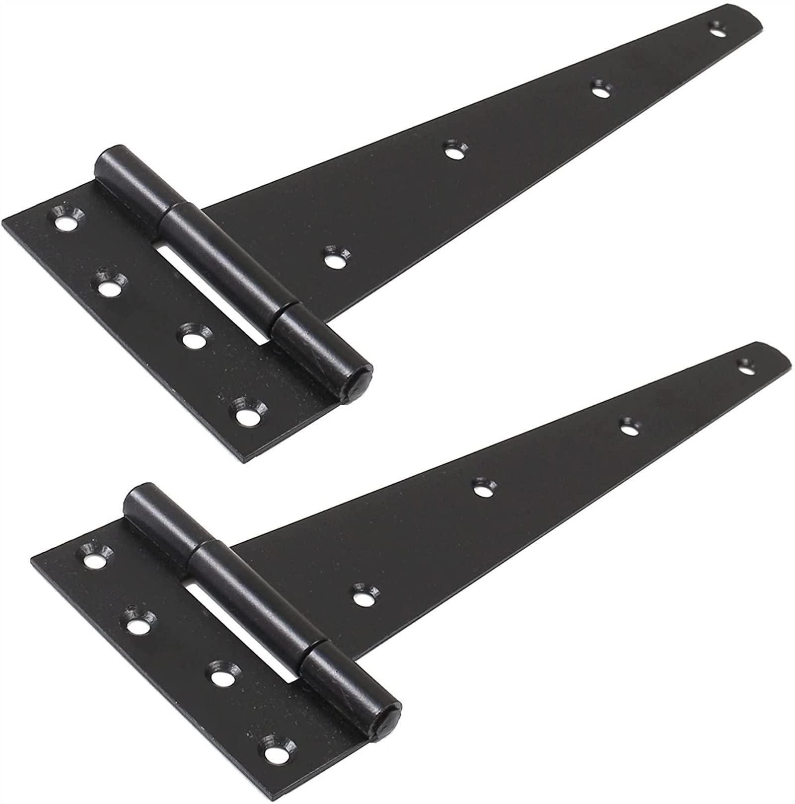 Nvsfzgiyg One Color 2X Black 12"/300Mm T-Shaped Hinge, Triangular, Slotted Bearing Door, 12 Inches