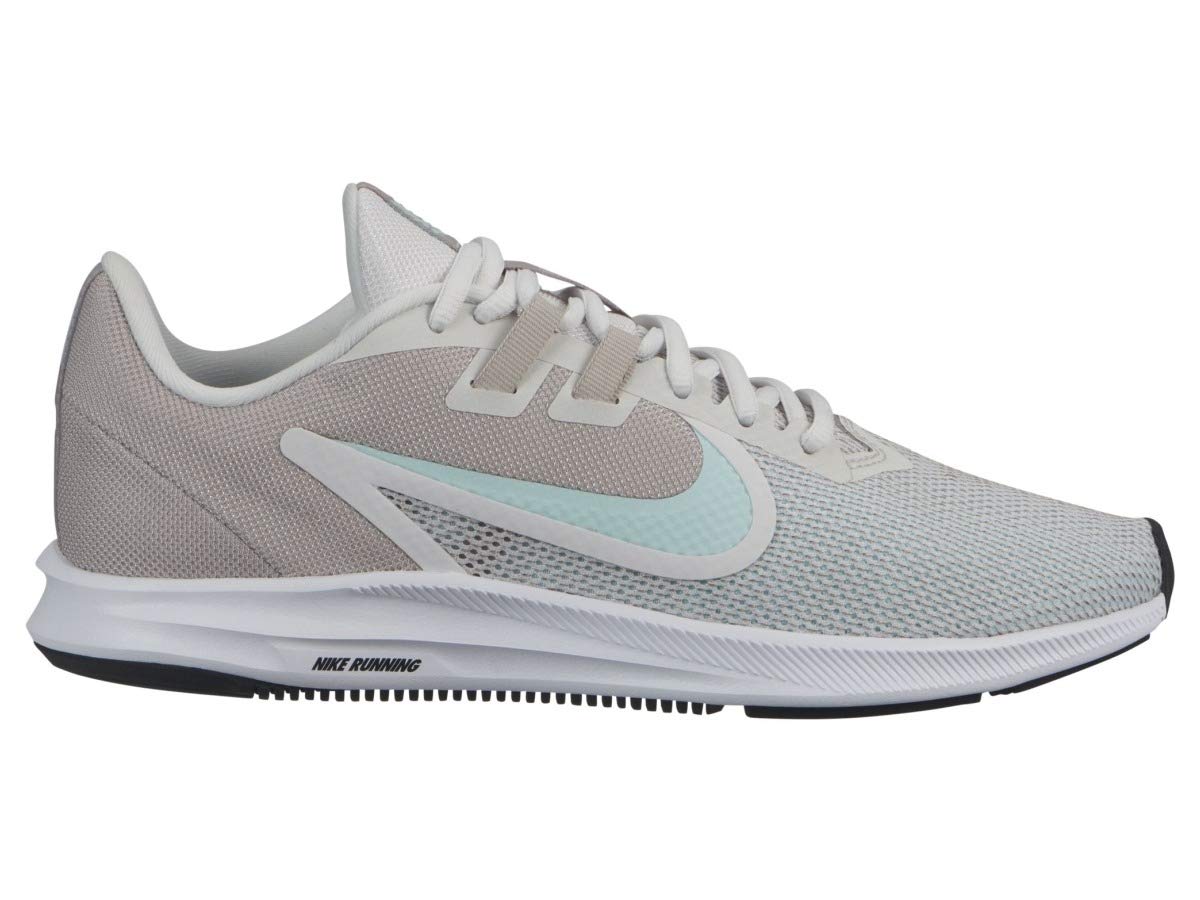Nike Women's Downshifter 9 Sneaker, Platinum Tint/Teal Tint-Moon Particle, 7 Regular US