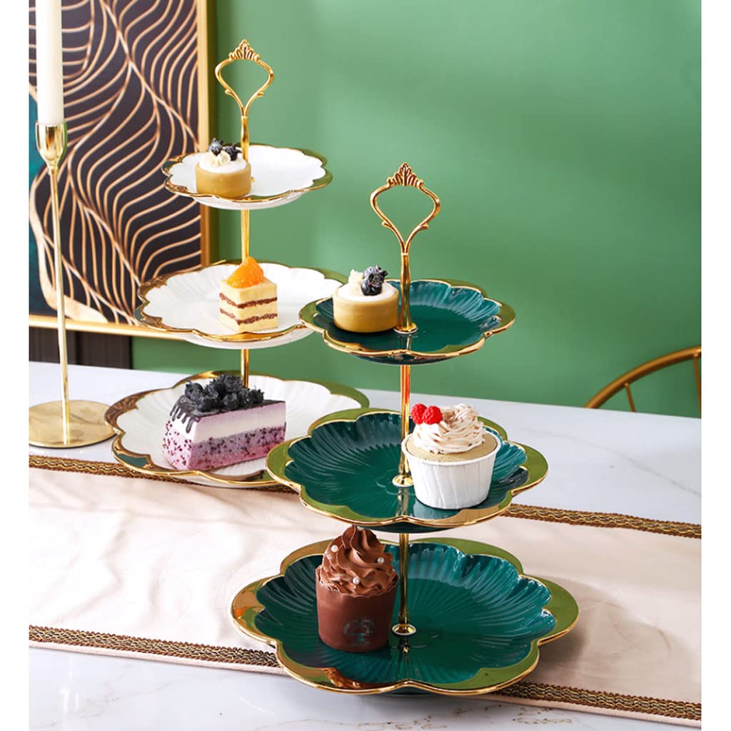 Lot De 2 Présentoirs à Gâteaux Zak! – Design Sweety Fleurs – Multicouleur