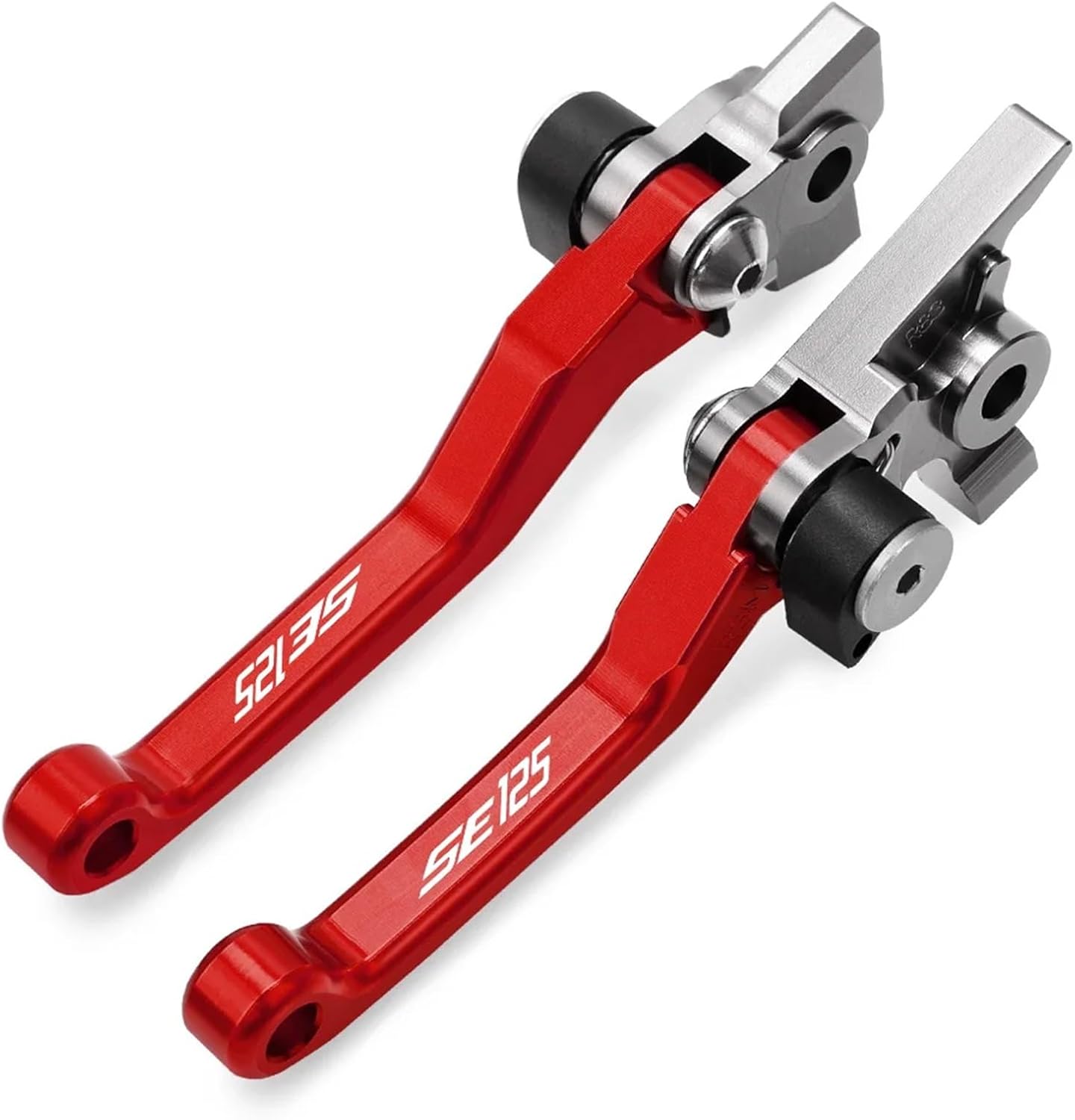 Motorcycle Brake Lever Pivot Brake Clutch Levers for SHERCO SE125 SE 125 2018 2019 2020 2021 Motorcycle Accessories Dirt Pit Bike Handle Bar Aluminum Motorcycle Brake Clutch Lever(A Pair Blue)