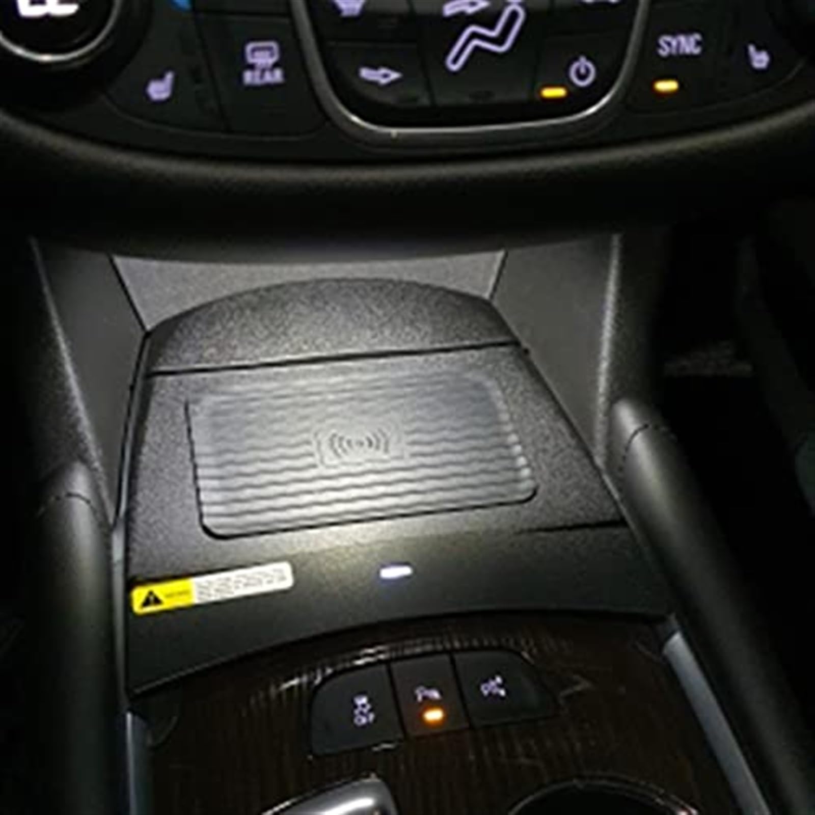 15W samochodowa bezprzewodowa ładowarka QI do telefonu szybka ładowarka płyta ładująca panelowy uchwyt na telefon, dla chevroleta Malibu 2016-2021 Bezprzewodowa ładowarka samochodowa
