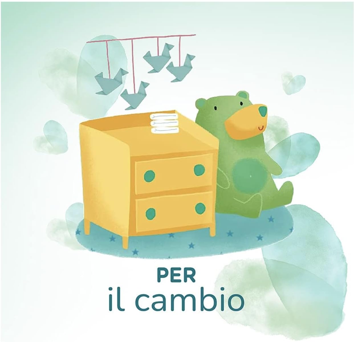 Pampers Acqua Pura Salviette neonato, 624 unità (12 confezioni) - 99% Acqua, 100% Cotone, 0% plastica, alcol e parabeni - Salviettine ideali pelli delicate, umidificate senza profumi aggiunti