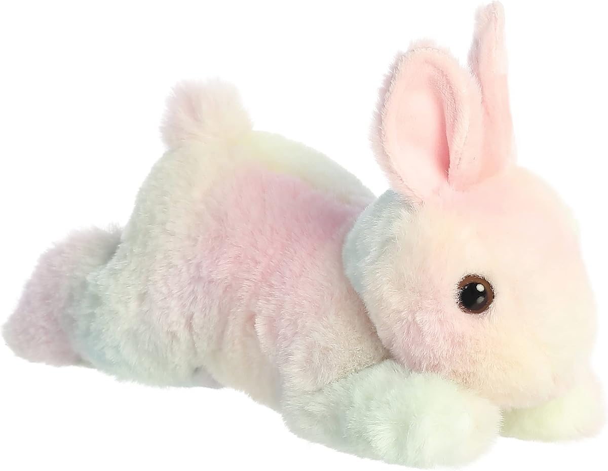 Aurora® Adorable Mini Flopsie™ Spring Time Bunny™ Stuffed Animal - Playful Ease - Timeless Companions - Pastel 8 Inches