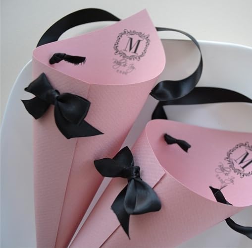 Wedding Paper Cones Set of 20 Candy Cones Confetti