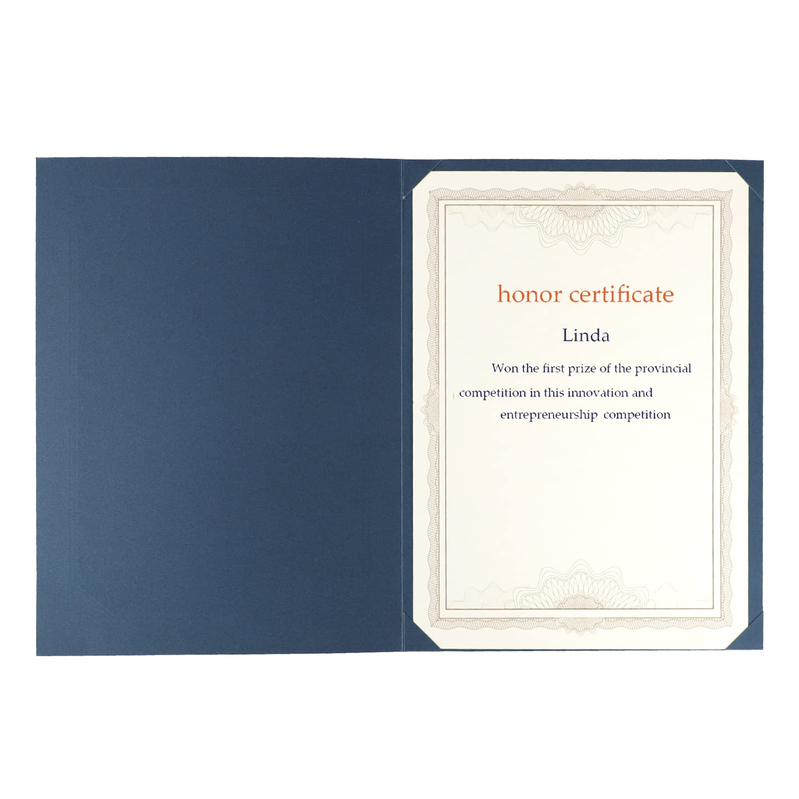 OhMill, Set di 5 copertine per diploma, formato A4, titolare del certificato, 22, 5 x 30, 5 cm, con carta di diploma, portacertificati, per lauree