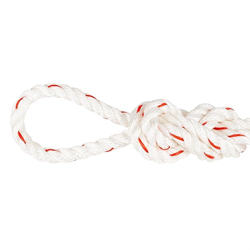 Miniatura 7 de Maasdam - Extractor mecánico de cuerda de capacidad de 3/4 de tonelada. Con 100 pies de 1/2 pulgada de diámetro de Cables de Fibra