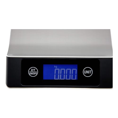 Miniatura 2 de Báscula digital de cocina de acero inoxidable, 7 unidades, capacidad de 5000 g11 lb con pantalla LCD retroiluminada, báscula de alimentos para