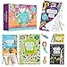 Produktbild THE TWIDDLERS Aktivitätenpaket Spiel-Set für unterwegs für Kinder - Schreibtafel + Bambusstifte, Aktivitätsbuch, Malbuch, Stickerbuch & 36 Buntstifte - Reise-Spielzeug & Unterhaltung für Autofahrten
