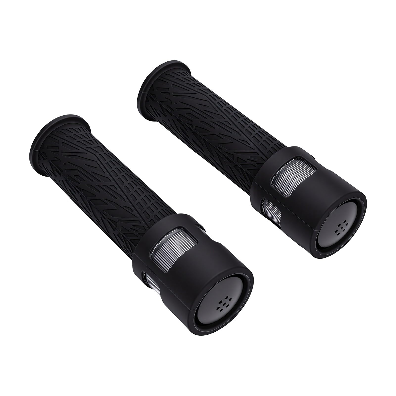ANGGREK Manopole per Manubrio per Bici con Luci LED, Indicatori di