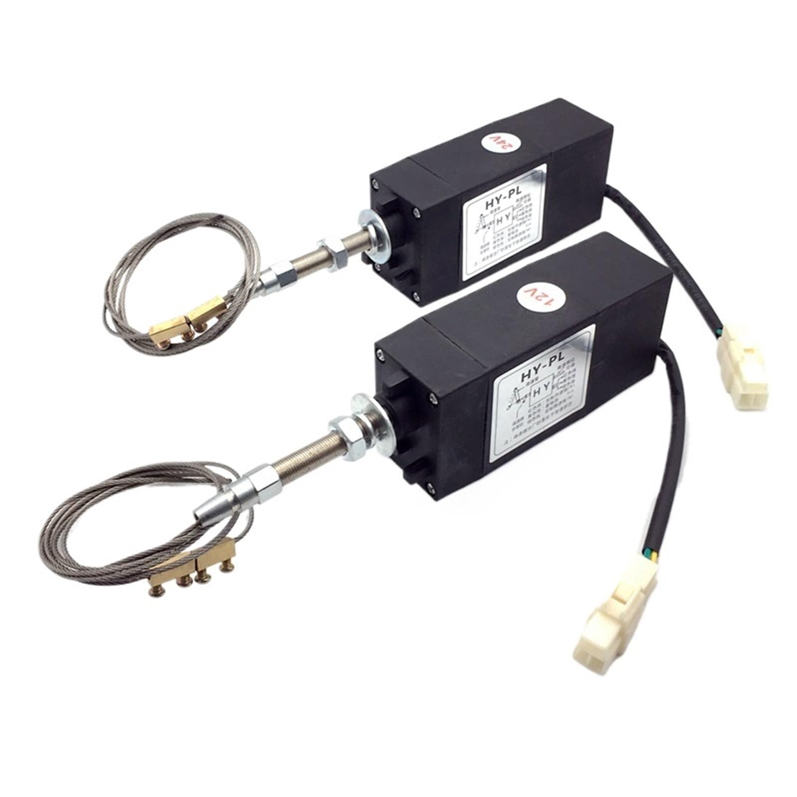 DLTBYWAQZ HY-PL 12V/24V Diesel Engine Electric Throttle HY PL Flameout Solenoid Valve(24V)