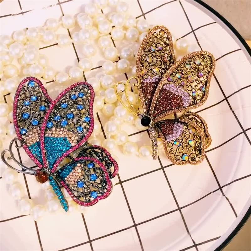 Rigiane Broche Papillon pour fermer un décolleté trop plongeant ou ajuster un gilet sans couture