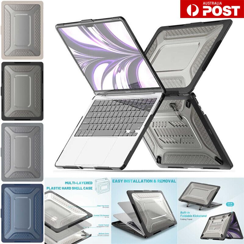 Generic Funda rígida compatible con MacBook Pro de 14 pulgadas (M2 Pro 2023) A2799 (Couleur: negro) Funda rígida con soporte frontal y trasero