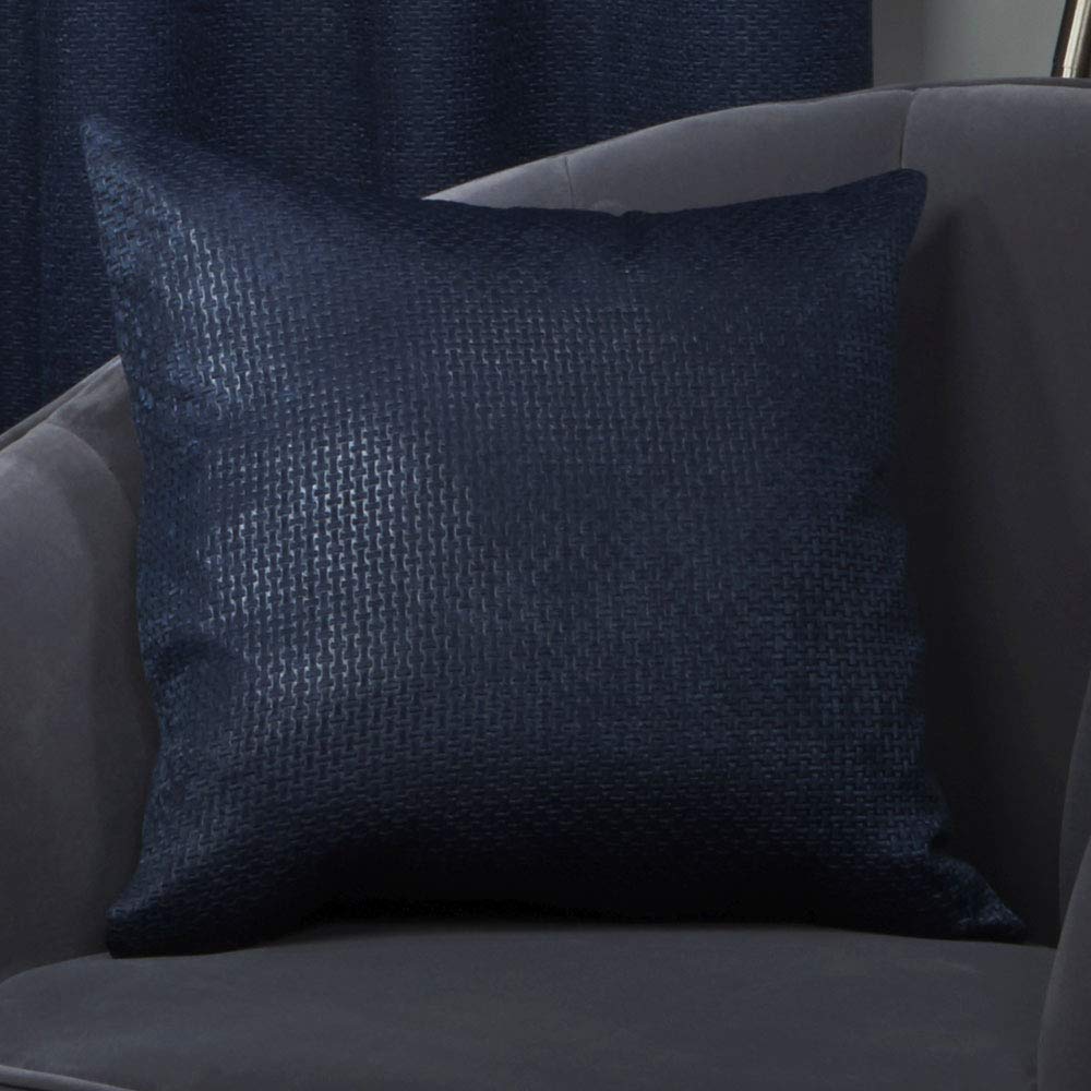 Julian Charles Blue Ambiance Navy Cushion Covers Pair (43Cm X 43Cm) - One Size