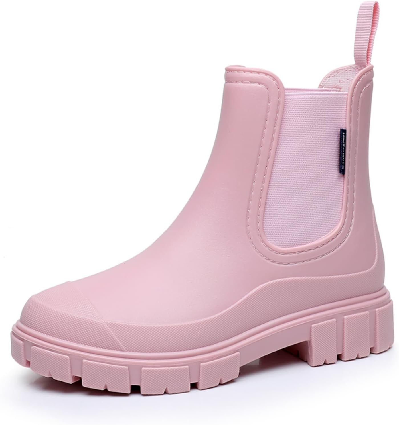 Chelsea Rain Boots Women Waterproof Boots Short Rainboots Ankle Garden Shoes for Ladies Outdoor Slip Resistant